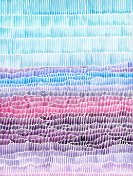 Abstract watercolor lanscape