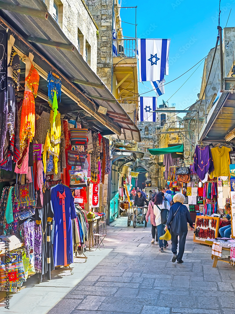 Canvas Prints The markets of Jerusalem, Israel