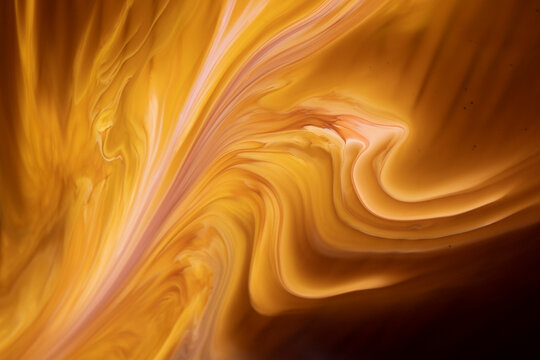 Glowing liquid color waves background