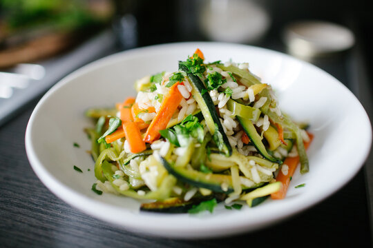 Rice with mixed vegetables