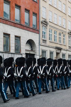 The honor guard in Copenhagen