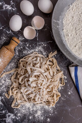 fresh italian pasta egg noodles