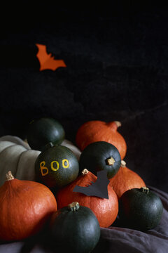 Halloween pumpkin arrangement