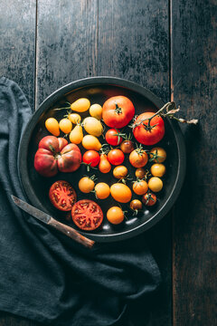 Food: different sorts of tomatos