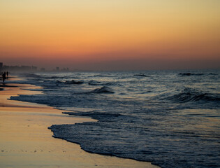 Sunrise on the beach
