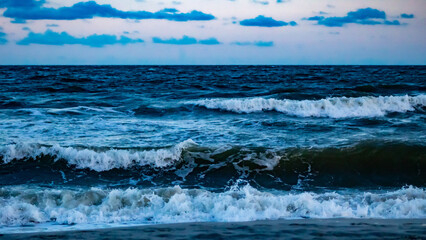 waves on the beach