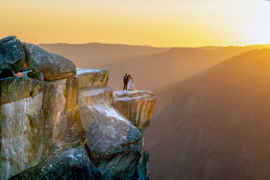 Marriage Engagement at Sunset