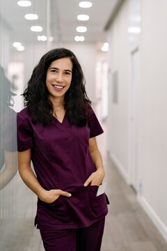 Portrait of a beautiful dentist