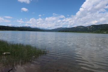 Stagnant lake in Wyoming