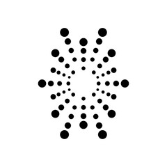 circles firework icon, silhouette style