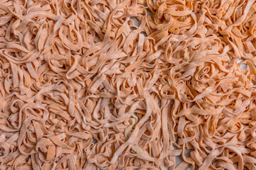 homemade bell noodles Fresh italian pasta