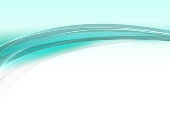 Obraz premium Abstract background waves. White, mint green and grey abstract background for wallpaper oder business card