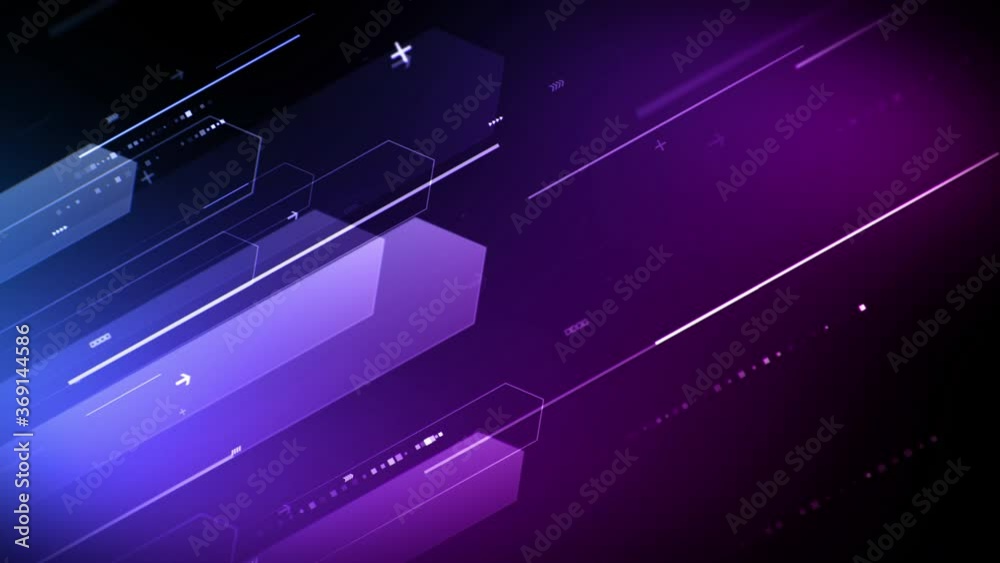 Poster technology motion background with digital data flow. futuristic space for software development conce