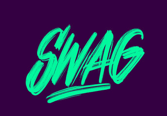 SWAG. Vector lettering.