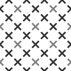 Seamless abstract geometric pattern with crosses. Modern stylish texture