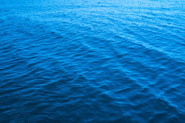 Beautiful ripply sea water surface as background