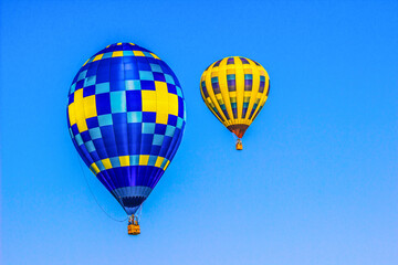 Fototapeta premium Different Shaped Hot Air Balloons