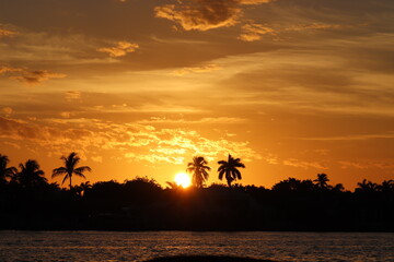 Sunset in the Naples Bay