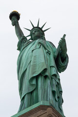 Fototapeta premium The Statue of Liberty on Ellis Island in New York City