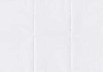 White fold paper and Crumpled background.