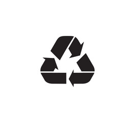 Recycle icon vector logo design template