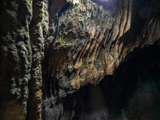 岡山県　井倉洞　奇怪な地底　鍾乳洞