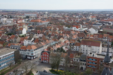 Obraz premium Aerial view of Calais France