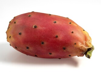PRICKLY PEAR FRUIT AGAINST WHITE BACKGROUND