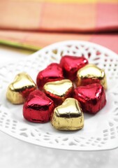 CHOCOLATE HEART FOR SAINT VALENTINE'S DAY