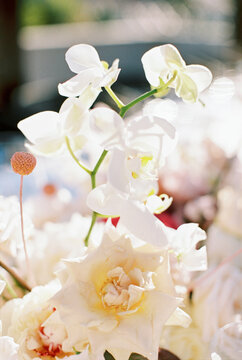 elegant table at wedding