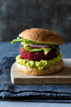 Beetroot Quinoa Veggie Burger