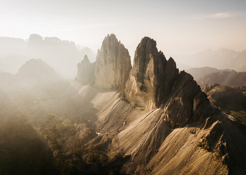 Sunrise at Tre Cime di Lavaredo, Dolomites, Italian Alps