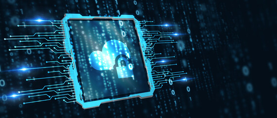 Cloud computing concept. Business, technology, internet and networking concept.