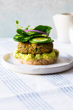 Quinoa Spinach Vegan Burger