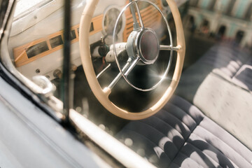 part of vintage car