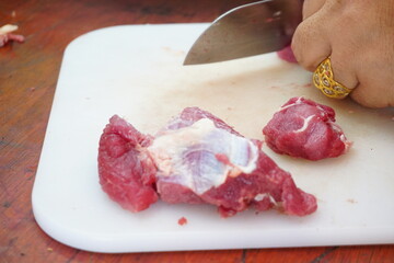 fresh beef ready to cook