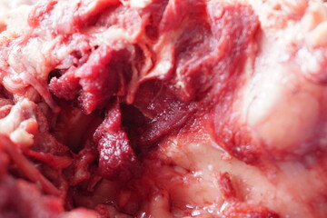 fresh beef ready to cook