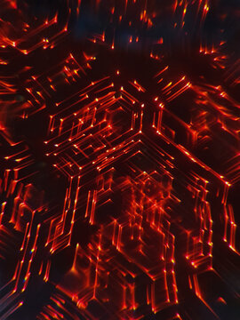 Light Circuit in Red