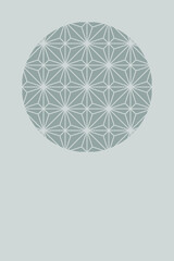 Japanese style design, vector background.