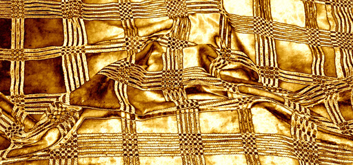 Obraz premium Shiny yellow gold foil texture background