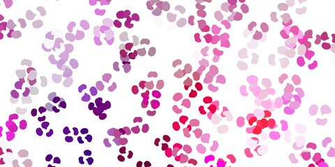 Light purple, pink vector template with abstract forms.