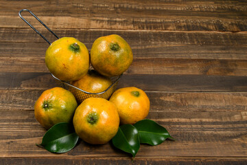 Fresh mandarin oranges