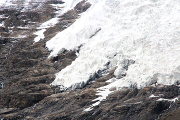 View of the Karola glacier near the highway, Tibet, China
