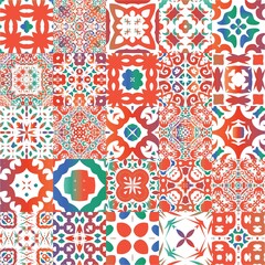 Decorative color ceramic talavera tiles.