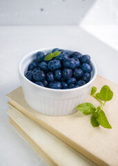blueberries in a bowl