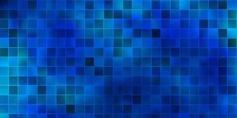 Dark BLUE vector pattern in square style.