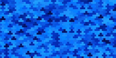 Light BLUE vector background in polygonal style. Abstract gradient illustration with colorful rectangles. Best design for your ad, poster, banner.