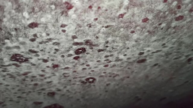 Car wash from inside the car. Poland 2020
