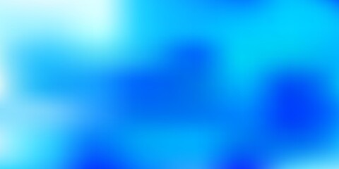 Obraz premium Light blue vector gradient blur drawing.