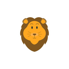Lion Head cartoon vector